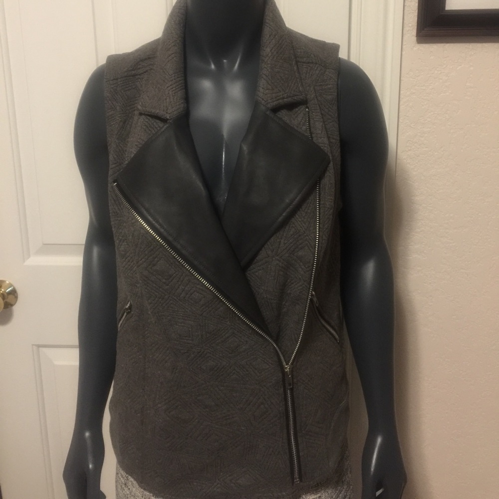 Stitch Fix Pixley Quilted Gray Vest